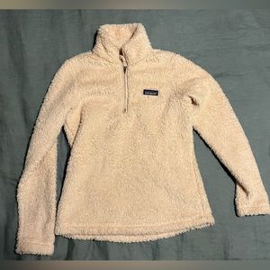 Light Pink Patagonia Fleece Half Zip - XS